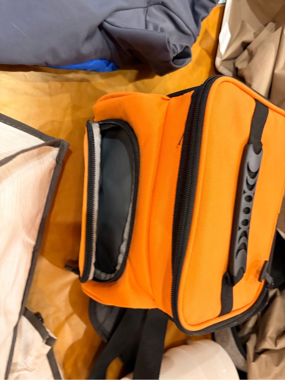RTIC Orange Insulated small  Portable Cooler/ lunch bag